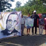 Mons. Juan Miguel visita emisora, población indígena y parroquias de Los Santos