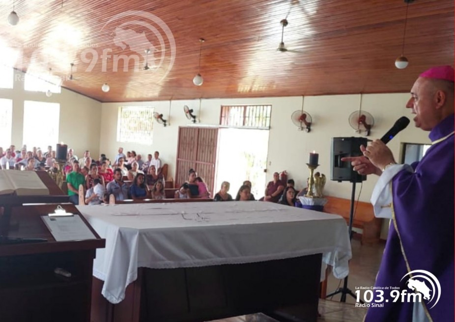 Mons. Juan Miguel concluye visita pastoral a Potrero Grande